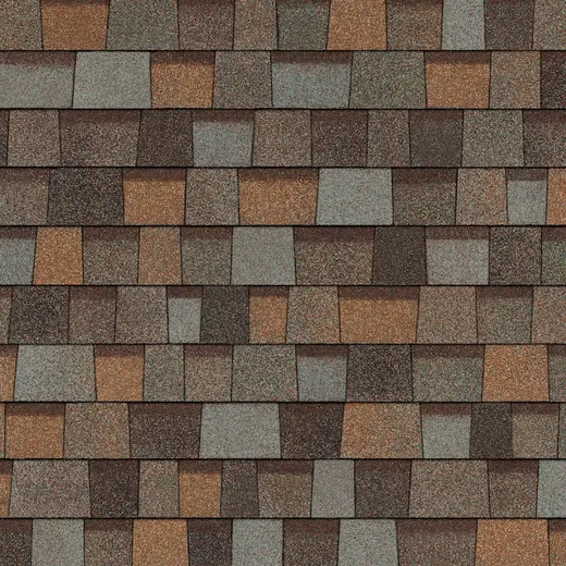 Owens Corning Duration Designer Aged Copper shingle color swatch