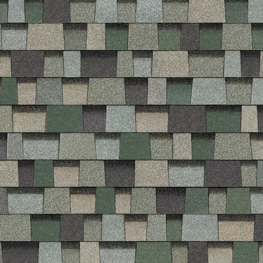 Owens Corning Duration Designer Evergreen Mist shingle color swatch
