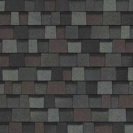 Owens Corning Duration Designer Gray Tweed shingle color swatch