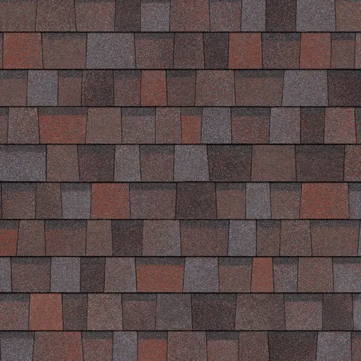 Owens Corning Duration Designer Merlot shingle color swatch