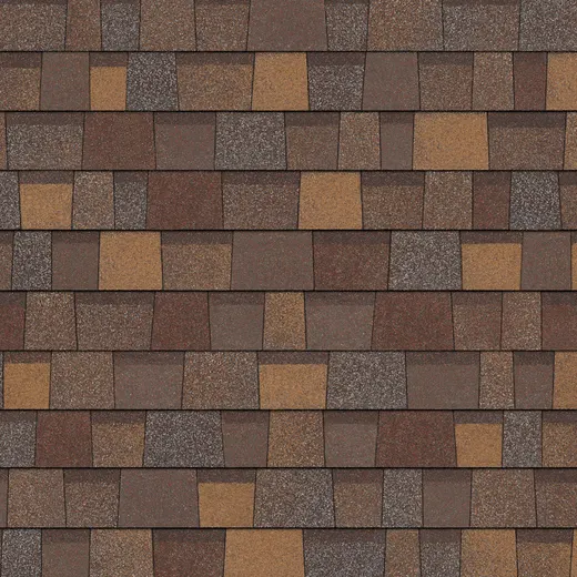 Owens Corning Duration Designer Sedona Canyon shingle color swatch