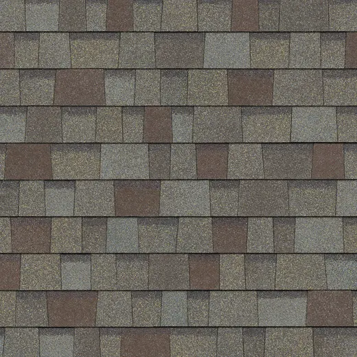 Owens Corning Duration Driftwood shingle color swatch
