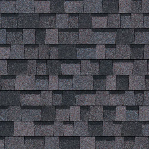 Owens Corning Duration Midnight Plum shingle color swatch