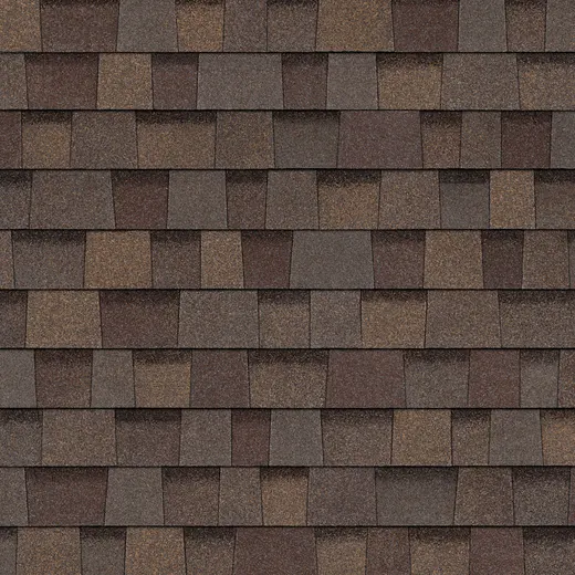 Owens Corning Duration Teak shingle color swatch