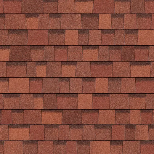 Owens Corning Duration Terra Cotta shingle color swatch