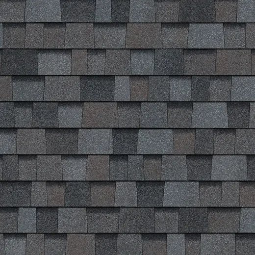 Owens Corning Duration Williamsburg Gray shingle color swatch